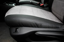 Citroen C-Elysee 2013-2022 Housses de Sièges Auto Similicuir+Tissu+Alcantara Antara A0010 (Ensemble Complet) photo 16