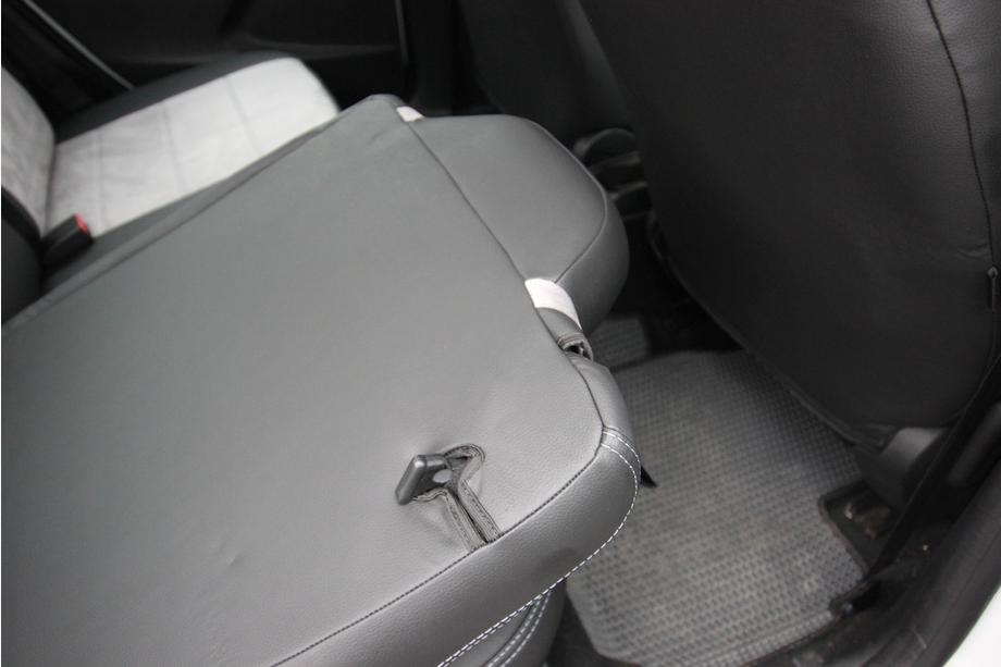 Citroen C-Elysee 2013-2022 Housses de Sièges Auto Similicuir+Tissu+Alcantara Antara A0010 (Ensemble Complet) Photo 14