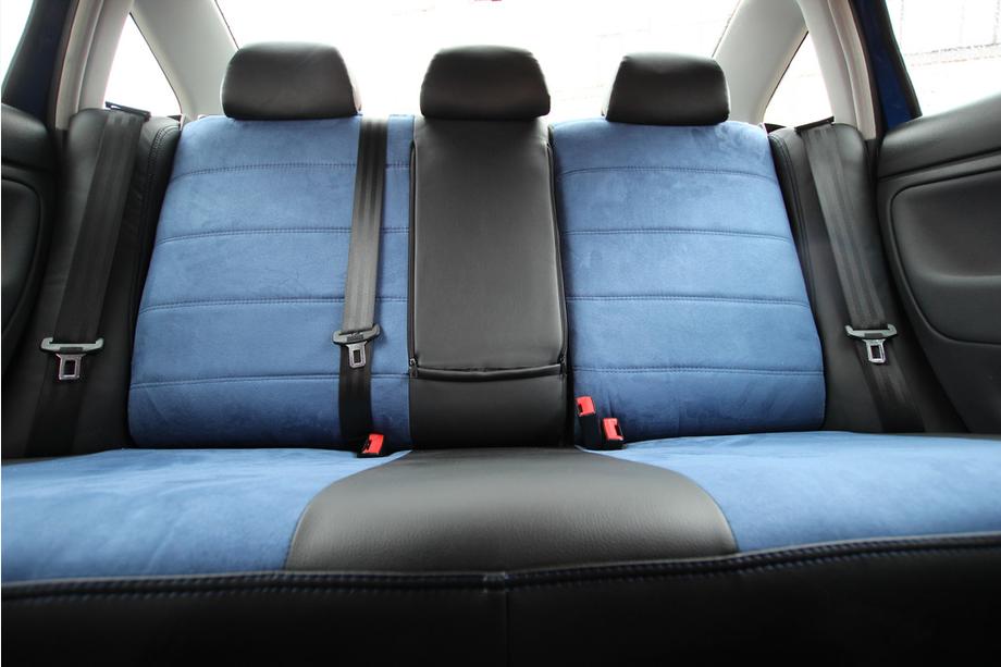 Volkswagen Passat B5 1997-2005 Housses de Sièges Auto Similicuir+Tissu+Alcantara Antara A006 (Ensemble Complet) Photo 4
