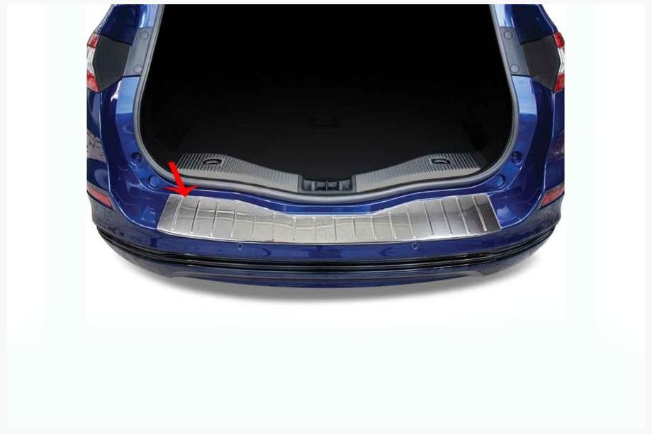 Ford Mondeo 2014-2022 Protection de pare-chocs arrière inox (SW) Image