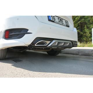 Diffuseur de pare-chocs arrière (Meliset, couleur assortie) Honda Civic Sedan X 2016-2021 photo 1