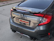 Honda Civic Sedan X 2016-2021 Aileron Isikli (apprête pour peinture) photo 1