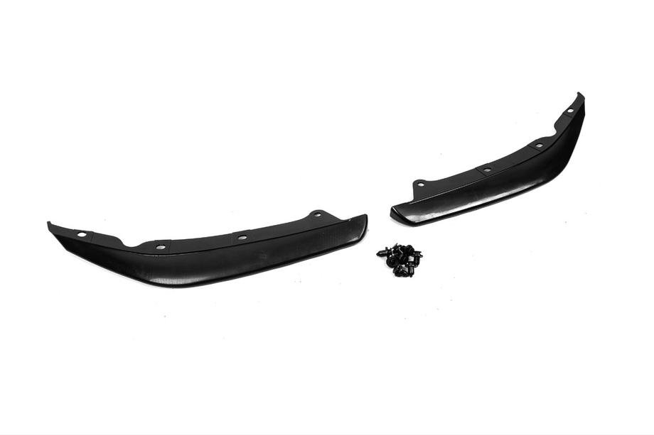 Honda Civic Sedan X 2016-2021 Extensions de pare-chocs arrière Flaps (2 pcs, noir) Photo 4