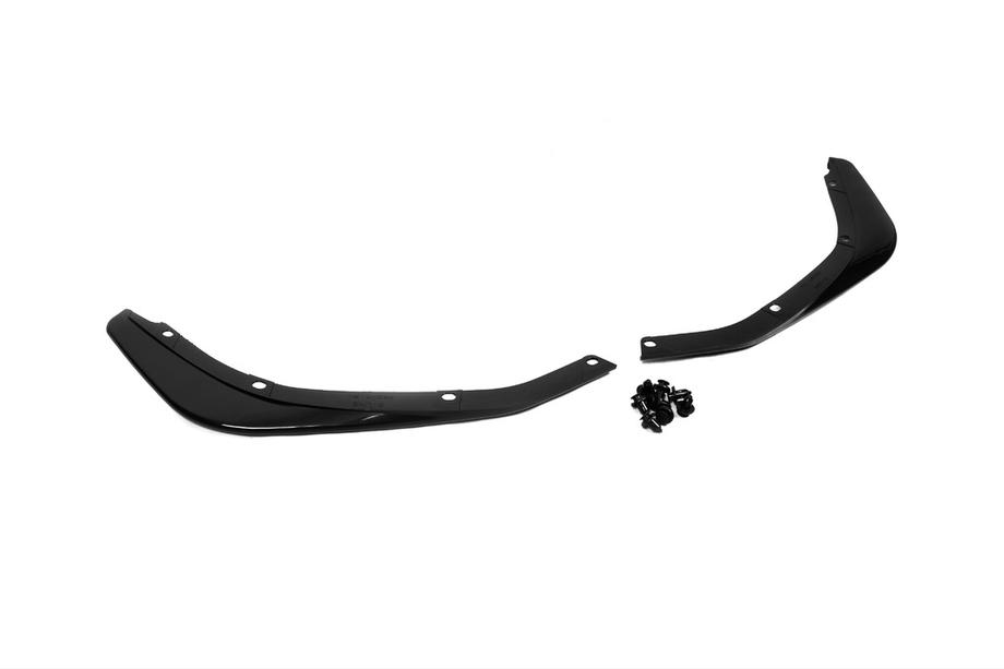 Honda Civic Sedan X 2016-2021 Flaps de pare-chocs avant (2 pcs, noir) Photo 4