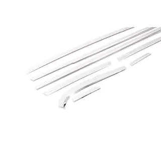 Kit complet d'encadrements de vitres (14 pièces, inox) photo 4