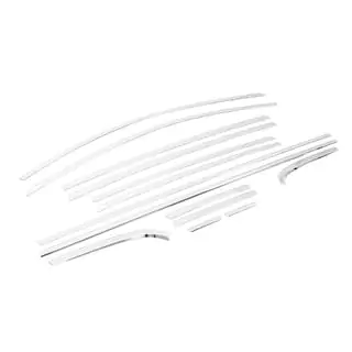 Kit complet d'encadrements de vitres (14 pièces, inox) photo 3