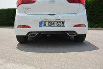 Hyundai I-20 2014-2020 Extension arrière Meliset (apprêtée pour peinture) photo 1