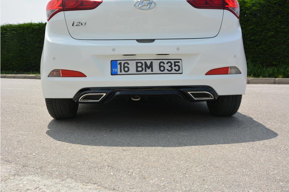 Hyundai I-20 2014-2020 Extension arrière Meliset (apprêtée pour peinture) Image
