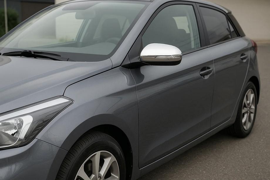 Hyundai I-20 2014-2020 Coques de Rétroviseurs V2 (2 pcs, Inox) Image