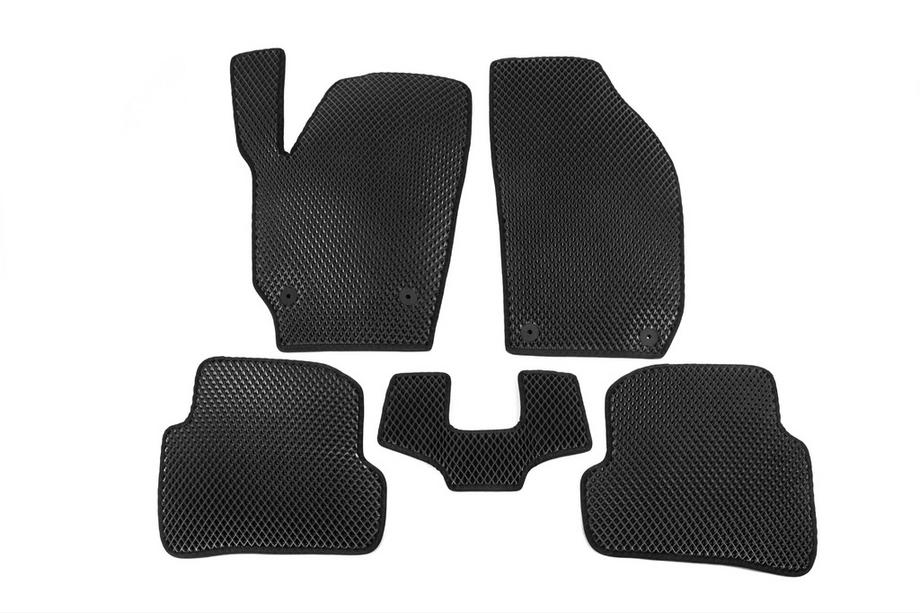 Skoda Fabia 2007-2014 Tapis de sol EVA (noirs) Image
