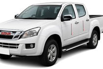 Isuzu D-Max 2011-2019 Moulures de Porte OmsaLine Inox photo 1