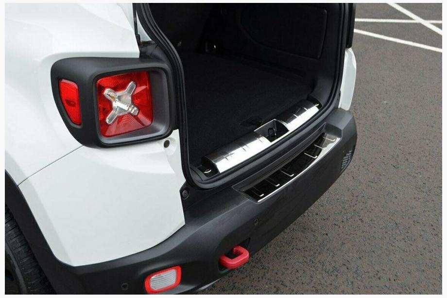 Jeep Renegade 2014- Protection de Seuil de Coffre en Acier Inoxydable Image