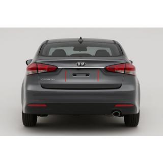 Baguette chromée au-dessus de la plaque pour Sedan (inox) Kia Cerato 3 2013-2018 photo 1