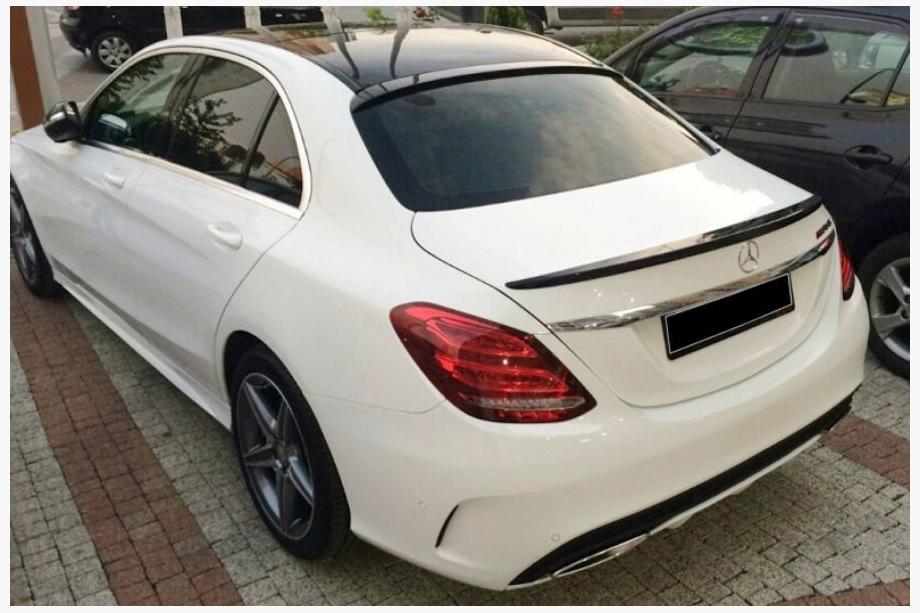 Mercedes C-class W205 2014-2021 Aileron OmsaLine (apprêté pour peinture) Image