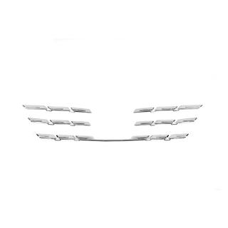 Couvre-Calandre Chromés 2021+ (5 pcs, Acier Inoxydable) Renault Megane IV 2016-2025 photo 3