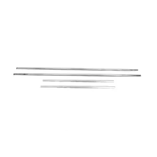 Baguettes inférieures de vitres en acier inoxydable (4 pièces) Toyota FJ Cruiser 2006-2022 photo 2