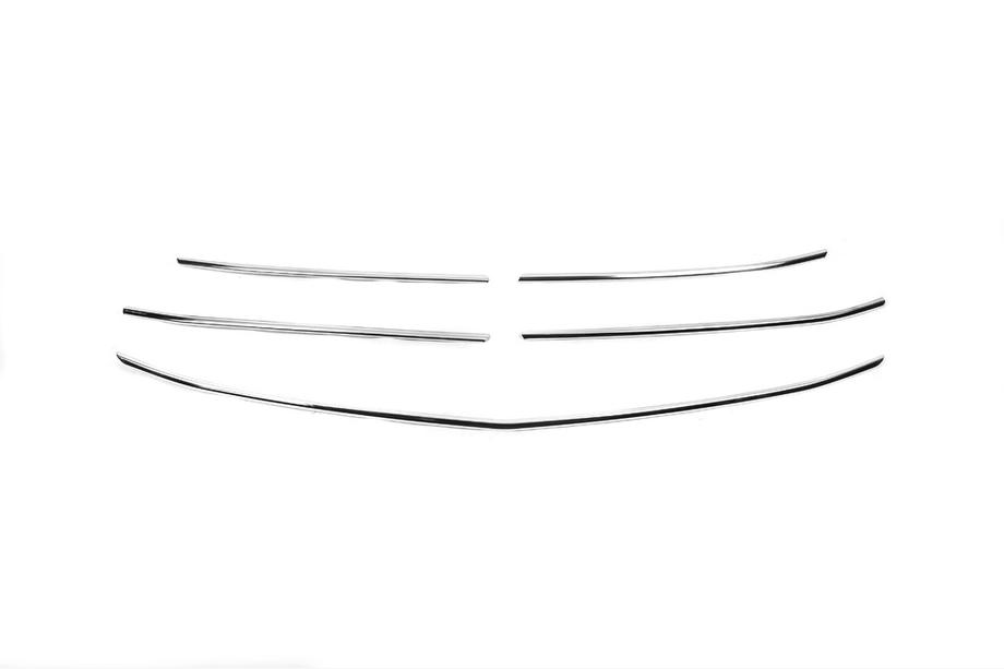 Mercedes Vito/V-class W447 2014- Couvre-Calandre Chromés 2020+ (5 pcs, Acier Inoxydable) Photo 5