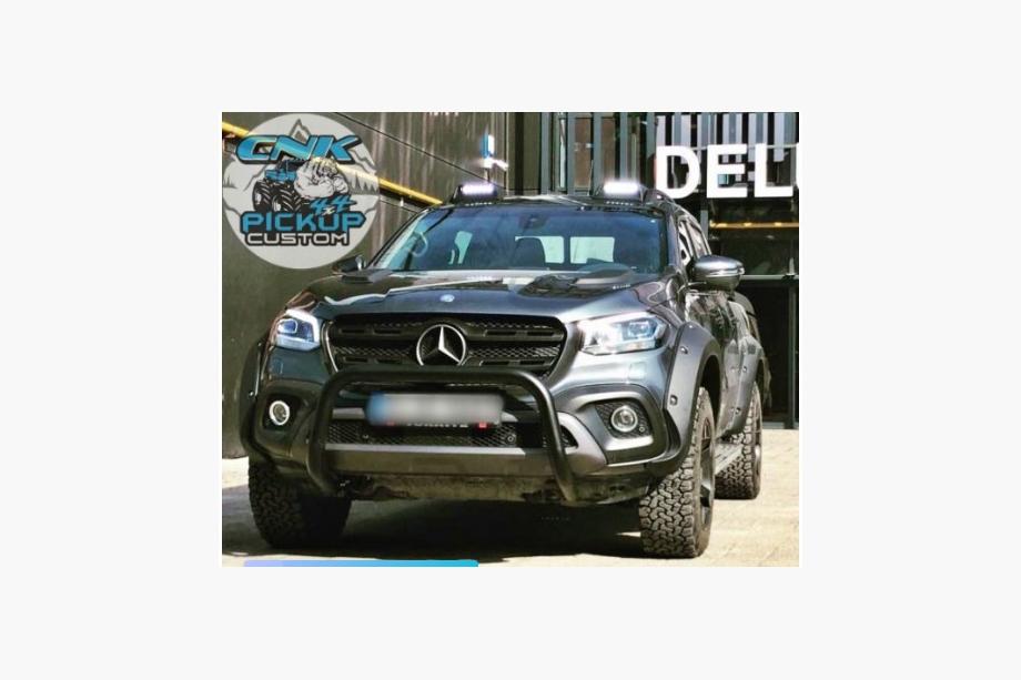Mercedes X class 2017-2020 Spoiler de pare-brise (Œil d'aigle, à peindre) Photo 3