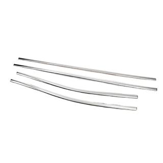 Baguettes inférieures de vitres inox (4 pcs) photo 2