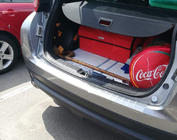 Mitsubishi Eclipse Cross 2017- Protection de pare-chocs arrière (OmsaLine, inox) photo 4