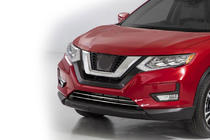 Nissan X-trail T32/Rogue 2014-2021 Couvre-grille de pare-chocs (2017-2021, 2 pcs, inox) photo 1