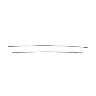 Couvre-grille de pare-chocs (2017-2021, 2 pcs, inox) photo 2