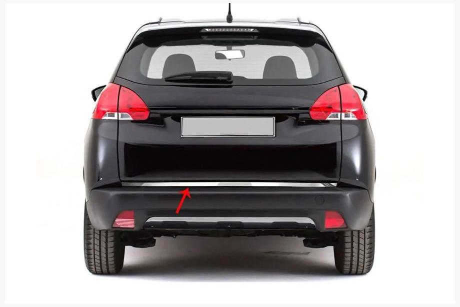 Peugeot 2008 2013-2019 Baguette de coffre inox Image