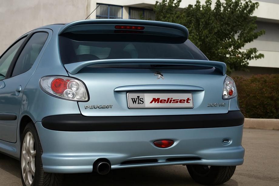 Peugeot 206 1998-2024 Spoiler inférieur Meliset (apprêté pour peinture) Image