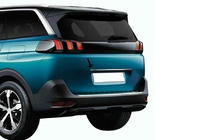 Peugeot 5008 2016-2023 Baguette chromée au-dessus de la plaque OmsaLine (inox) photo 1