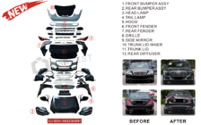 Mercedes S-сlass W221 2005-2013 Kit de restylage pour W223 Maybach photo 9