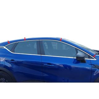 Encadrement supérieur de vitres inox (8 pcs) Renault Captur 2019- photo 1