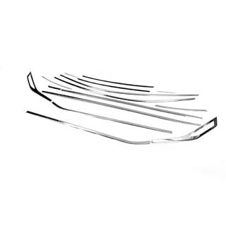 Kit complet d'encadrements de vitres (16 pièces, inox) Renault Captur 2019- photo 3
