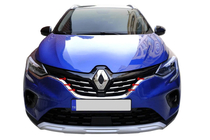 Renault Captur 2019- Couvre-calandre chromés (6 pcs, inox) photo 3
