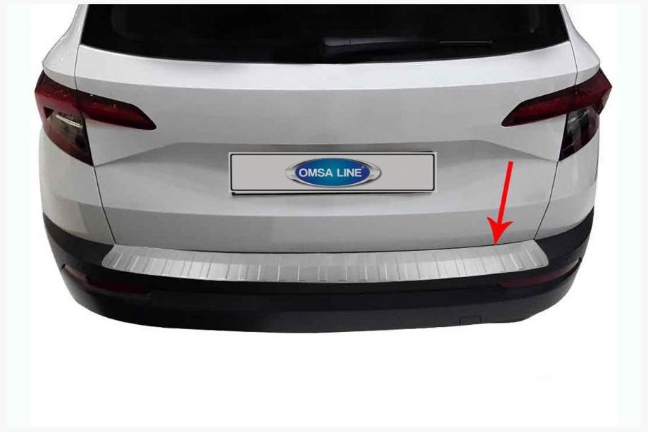 Skoda Karoq 2018- Protection de Pare-chocs Arrière OmsaLine Inox Image