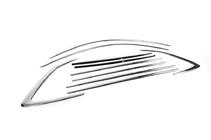 Skoda Scala 2018- Ensemble complet d'encadrements de vitres inox (10 pièces) photo 3