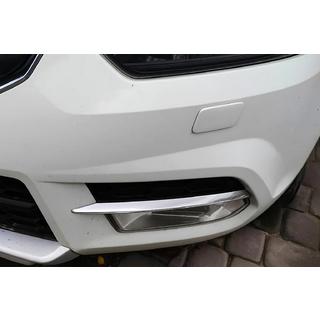 Protections de pare-chocs avant en acier inoxydable (2009-2013, 2 pcs) Skoda Yeti 2009-2017 photo 1