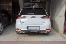 Toyota Auris 2012-2018 Diffuseur de pare-chocs arrière (2016-2018, apprêté pour peinture) photo 2