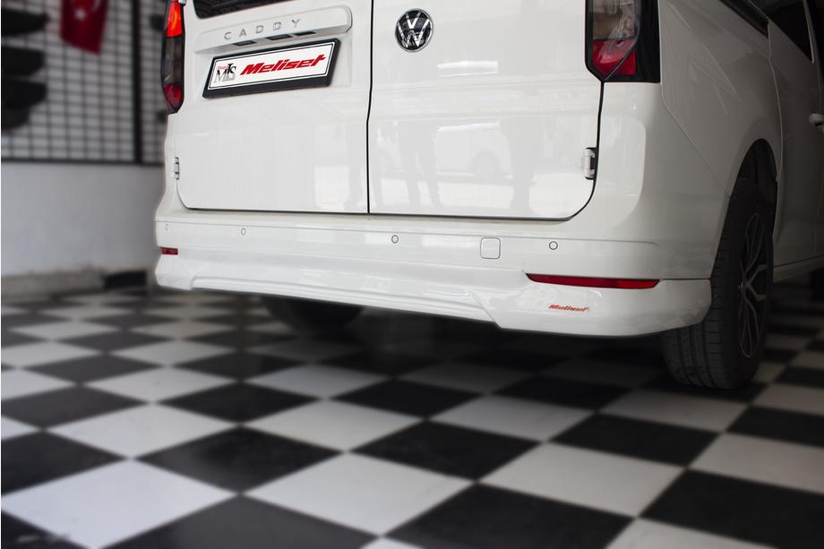 Volkswagen Caddy 2020- Cache pare-chocs arrière (apprêté pour peinture) Image