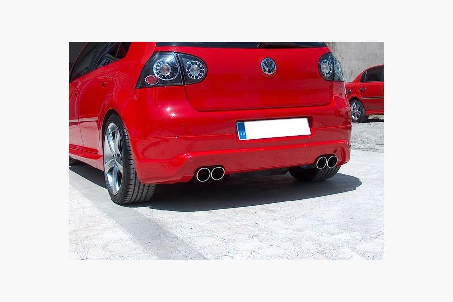 Volkswagen Golf 5 2003-2009 Cache pare-chocs arrière (apprêté pour peinture) Image
