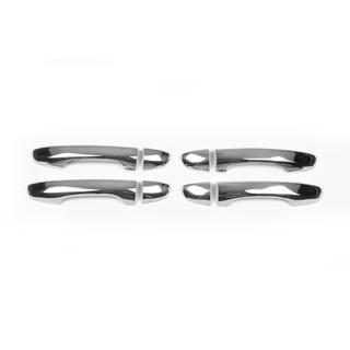 Couvre-poignées de Porte Chromés (4 pcs, Acier Inoxydable) photo 2