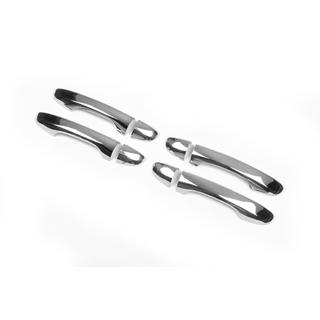 Couvre-poignées de Porte Chromés (4 pcs, Acier Inoxydable) photo 3