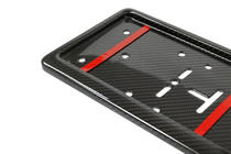 Cadre de plaque d'immatriculation carbone (1 pc) photo 3