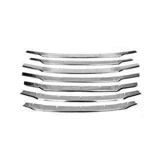 Caches de calandre Carmos (à partir de 2018, 7 pcs, inox) Ford Courier 2014-2023 photo 2