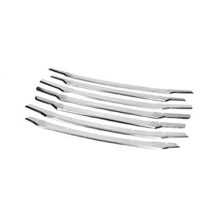 Caches de calandre Carmos (à partir de 2018, 7 pcs, inox) Ford Courier 2014-2023 photo 3