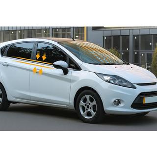 Moulures de vitre inox (4 pcs) Ford Fiesta 2008-2017 photo 1