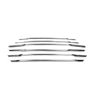 Couvre-calandre Carmos (2014-2018, 6 pcs, inox) Ford Courier 2014-2023 photo 3
