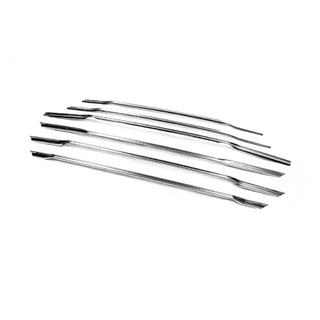 Couvre-calandre Carmos (2014-2018, 6 pcs, inox) Ford Courier 2014-2023 photo 2