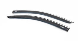 Dacia Lodgy 2012-2022 Deflecteurs de Vitres avec Moulure Chromee (2 pcs, Niken) photo 2