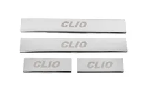 Renault Clio IV 2012-2019 Seuils de porte Carmos (4 pcs, inox) photo 1