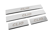 Renault Clio IV 2012-2019 Seuils de porte Carmos (4 pcs, inox) photo 3